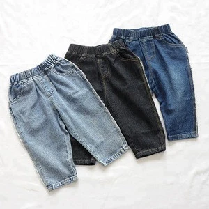 Kids wholesale cheap price cotton jeans trousers
