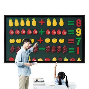 Kingsun 55 inch portable whiteboard ir touch interactive electronic whiteboard for school office teaching