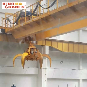 Kinocranes electrical high quality machinery orange peel hydraulic grab bucket for crane