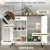 Import Kitchen Island Cart Farmhouse Kitchen Island with Storage Drawer Wine Rack Kitchen Cart Microwave Stand with Adjustable Shelf from China