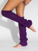 knit 100%acrylic Juniors Eighty winter dance fashion Women leg warmers