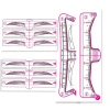Korea hot selling Beauty Microblading Disposable Eyebrow tattoo Sticker Brow Sticky Ruler Eyebrow Ruler