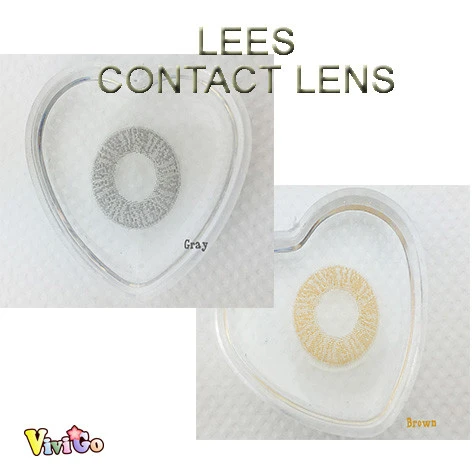 korean fashion eyewear  popular 1 tone color contact lenses cosmetic soft optical glass LEES