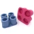 Import KTV, entertainment club, party diy use 4 cavity winecup silicone rubber ice cube tray from China