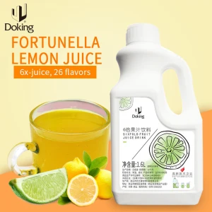 Kumquat and lemon fruit 6 times concerntrate juice
