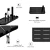 Import L0100 Matte Black Adjustable Sliding Bar Hand Shower Rail with Shelf for Bathroom Showerhead from China
