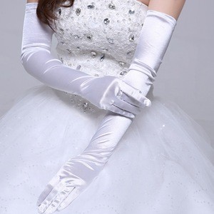 Lace Tulle Wedding Black Bridal Fingerless Gloves