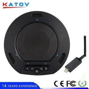 Laptop USB driver free wireless pc camera microphone for conference room sound system