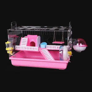 Large Hamster Cage Metal Cage Double Layer Luxury Cage Hamster