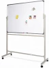 Large Mobile Magnetic White Board With Stand Double Sided Movable Dry Erase Portable Whiteboard