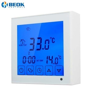 Larger LCD Touch Screen Boiler Heating Wired Water Heater Thermostat  for Gas Boilers heating system