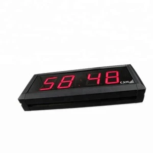 Latest design promotional high quality promotion 1.8 inch led digital table clock