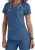 Import latest style Women v neck nurses dress uniform/scrub uniform with practical cargo pocket from China