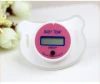 LCD Digital Baby Nipple Thermometer   Medical Silicone Pacifier Safety Care Thermometer For Children