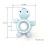 Import Leatch soft toy turtles silicone baby teether from China