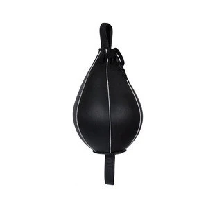 Leather Floor to Ceiling Double End Speed Ball Boxing Punching Bag For Practice