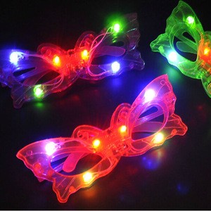 led light up butterfly eyeglasses for funny