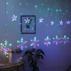 Light string snowflake curtain light Christmas decoration room cross-border new project ing led