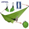 Lightweight Single & Double Camping Hammock With Hammock Tree Straps,Portable Parachute Nylon Camping Hammock for Backpacking