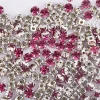 LOCACRYSTAL Brand Rose color sewing stones for clothes decoration stone rhinestone loose beads