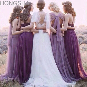 Long Bridesmaid Dress Two Color Made To Order Bridesmaid Dresses China HSD1553