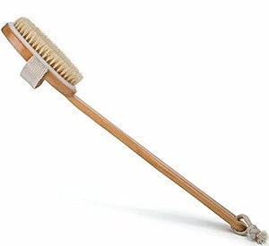 Long Handle Detachable Wood body shower dry wet back body brush