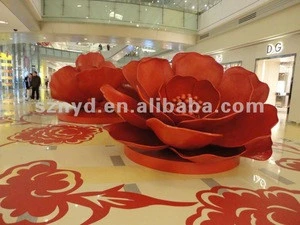 Lotus Decorations For stage large shopping mall hotel restaurant festival decoration