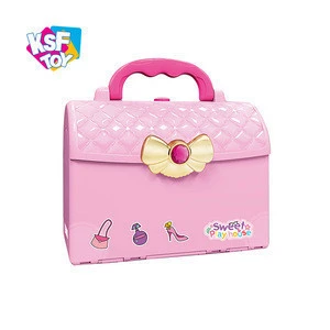 Lovely plastic handbag toy play house set for sale