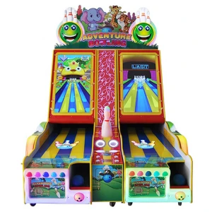 low cost coin operated mini bowling arcade game machine for kids