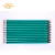 Import low MOQ non-toxic round recycled plastic pencil  presharpened black HB pencil in bulk from China