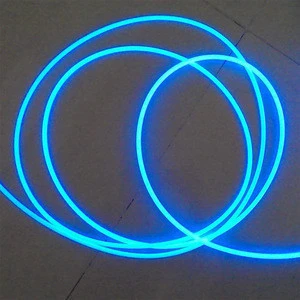 Luminous Swimming pool 10.0mm side glow fiber optic rope light