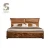 Import Luxury bedroom set bed furniture solid zebra wood bed,wood double bed designs with box from China