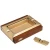 Import luxury cigar ashtray ,zinc alloy inside and wooden bottom ash tray for five stars hotel supplier from China