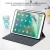 Import Luxury Cloth Texture Pattern Leather Slim Protector Back Cover Case For iPad Pro 9.7 with Pencil Holder from China
