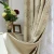 Import Luxury Royal  Yellow Printing Style Living Room Breathable Thermal Insulated Back Tab Custom Polyester Blackout Window Curtains/ from China