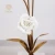 Import Luxury small ceramic flower with marble base metal craft for home decor from China