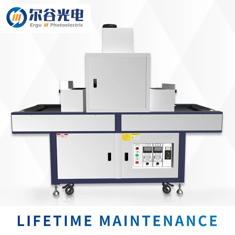 LY500-2 Manufacturer UV drying  curing furnace UV glue ink varnish line dryer UV curing machine 6kw  tunnel furnace
