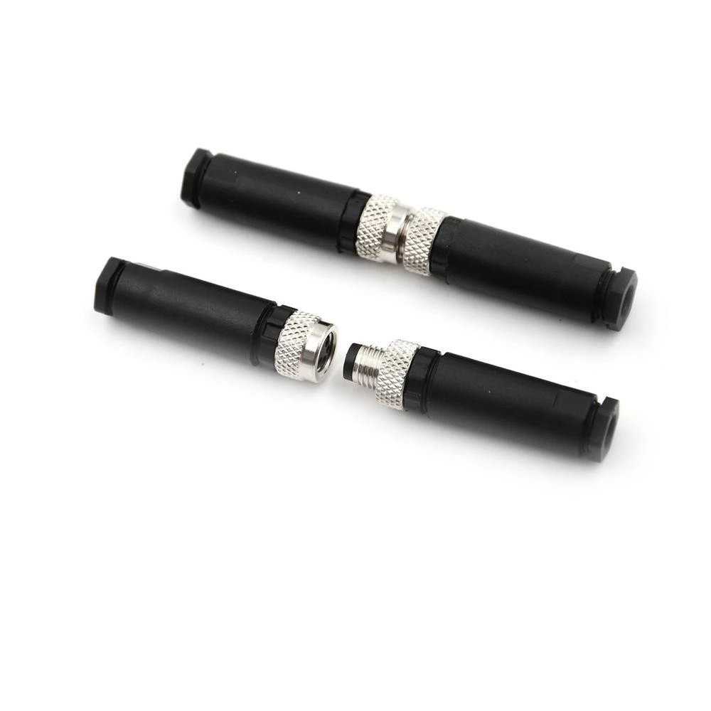 M8 Waterproof Sensor Connector 3 4 Pin A Type Male Female Straight Angle Screw Threaded Plug Coupling