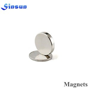 Magnetic Materials Super strong permanent neodymium round disc magnets