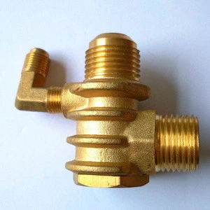 Male Thread Brass Air Compressor non-return valve , size M3/4&#39;&#39; - M3/4&#39;&#39;