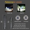 Manufacturing High Power Portable Security Searchlight Sos Flashing Long Distance Tactical Flashlight Led Torch
