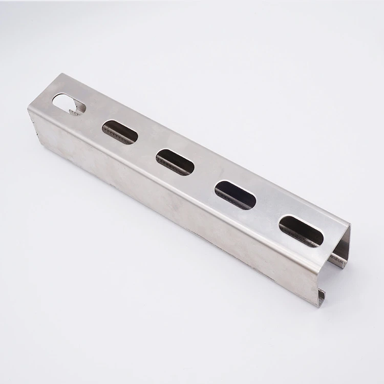 many types Strut channels Metal Slotted display Channel for hooks Fitting