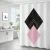 Import Marble Striped Shower Curtain White Gray Gold Black Simple Design Bathroom Accessories Decorative Waterproof Screen with Hooks from China