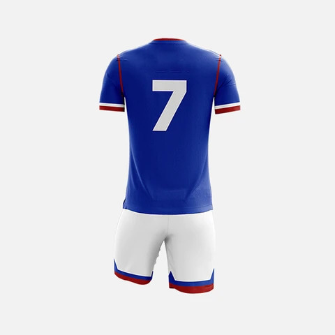 Me2024 Sports Wear 100% Polyester Soccer Uniforms  Wholesale Price Half Sleeve Jerseys sports Uniform Men Soccer Kits For Sale