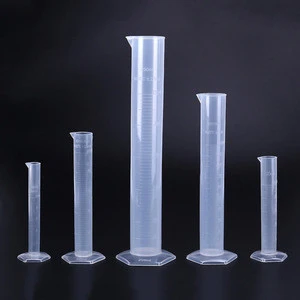Measuring Cylinder Graduated Cylinder Glass Lab Scale Test Tube Set of 5 10ml 25ml 50ml 100ml 250ml