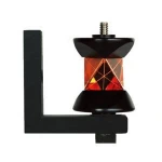 Medium size optical glass triangular 360 degree survey prism L bracket mini prism monitoring surveying prism reflector