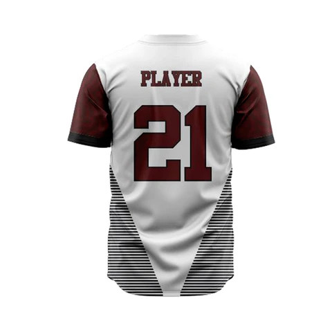 Mens Team Sports Printable Blank Jersey Baseball Collar Button Up T Shirt New Style Comfortable Shirt in whole sale price