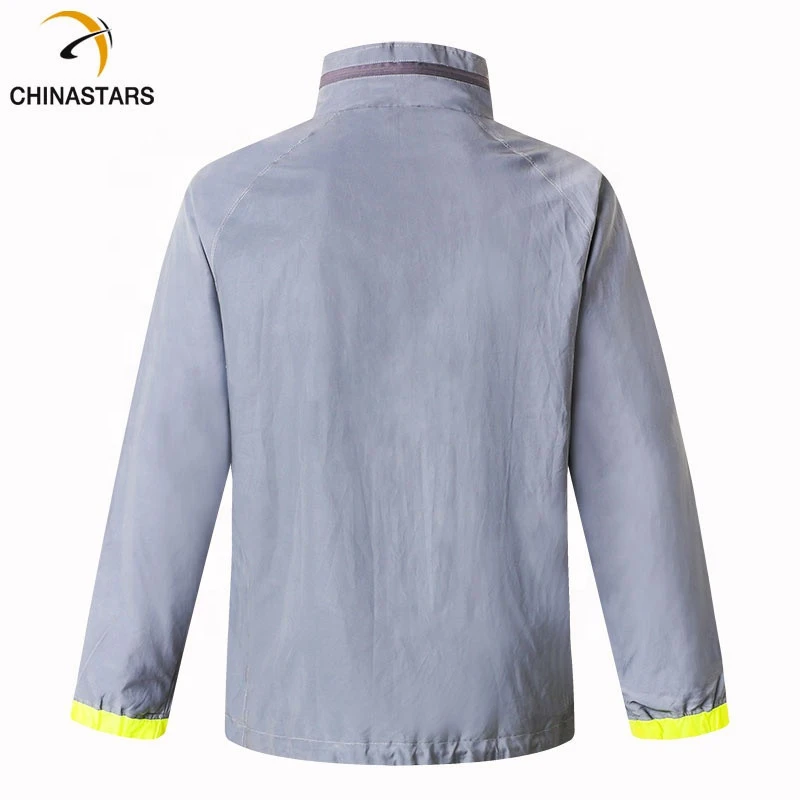 men&#x27;s high visibility fleece jacket light reflective clothing
