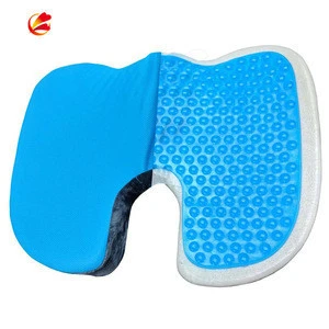 Mesh Cover Anti Slip Bottom Coccyx Orthopedic Office chair pad or Outdoor Wheelchair Car Memory Foam Seat Cushion