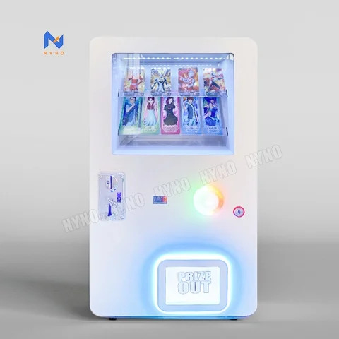 Metal coin operated game automaten karten tattoo sticker ppokemon automat card vending machine